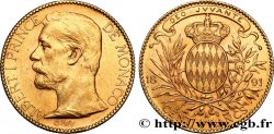 MONACO - PRINCIPAUTÉ DE MONACO - ALBERT Ier 100 Francs or 1891 Paris