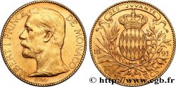 MONACO - PRINCIPAUTÉ DE MONACO - ALBERT Ier 100 Francs or 1891 Paris AU