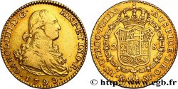 SPAIN - KINGDOM OF SPAIN - CHARLES IV 2 Escudos 1799 Madrid VF/XF