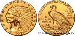 STATI UNITI D AMERICA 2 1/2 Dollars “tête d’indien”  1927 Philadelphie