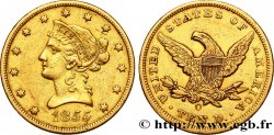 ÉTATS-UNIS D AMÉRIQUE 10 Dollars  Liberty  1855 La Nouvelle-Orléans