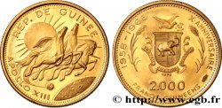 GUINÉE 2000 Francs 10e anniversaire de l’indépendance Proof 1970