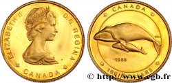 CANADA 100 Dollars Baleine Proof 1988