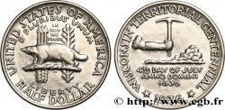 STATI UNITI D AMERICA 1/2 Dollar centenaire du Wisconsin 1936 Philadelphie
