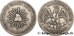 MEXICO Peso “Muerta Huerta” 1914 Cuencame XF