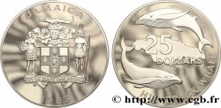 JAMAÏQUE 25 Dollars Proof 1985  SPL