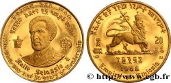ÉTHIOPIE 20 Dollars empereur Hailé Sélassié 1966 
