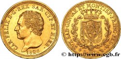 ITALY - KINGDOM OF SARDINIA - CHARLES-FELIX 80 Lire 1826 Turin AU