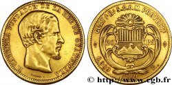 RÉPUBLIQUE DU GUATEMALA 20 Pesos Rafael Carrera 1869 Guatemala city SS