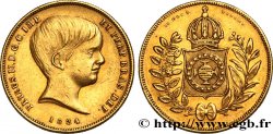 BRÉSIL - EMPIRE DU BRÉSIL - PIERRE II 10.000 Reis 1834 Rio de Janeiro AU