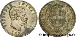 ITALIE 5 Lire Victor Emmanuel II 1871 Milan