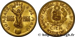 PERU - REPUBLIC 1000 Soles Centenaire de la battaille hispano-péruvienne 1966 Lima MS