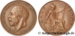 REGNO UNITO 1/2 Penny Georges V 1911 