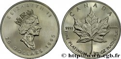 CANADA 20 Dollars platine  Maple leaf  1995  SPL