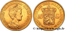 PAYS-BAS 10 Gulden, 3e type Wilhelmina 1911 Utrecht