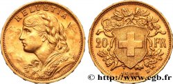 SWITZERLAND 20 Francs  Vreneli  1902 Berne