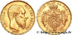 BELGIQUE 20 Francs Léopold II 1868 Bruxelles