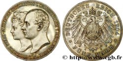 ALLEMAGNE - GRAND DUCHÉ DE MECKLEMBOURG-SCHWERIN - FREDERIC-FRANCOIS IV 5 Mark 1904 Berlin SPL