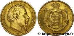 PRINCIPAUTÉ DE MONACO - CHARLES III 100 Francs or 1886 Paris AU/AU