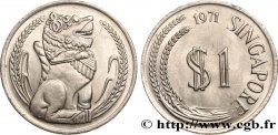 SINGAPORE 1 Dollar lion chinois 1971 