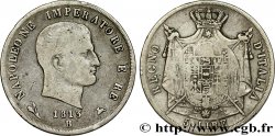 ITALY - KINGDOM OF ITALY - NAPOLEON I 5 Lire 1813 Bologne