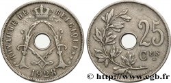 BELGIQUE 25 Centimes 1928