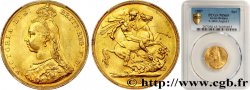 GRANDE BRETAGNE - VICTORIA 1 Souverain “buste du jubilé” 1887 Londres FDC65 PCGS
