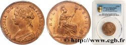 REINO UNIDO 1/2 Penny Victoria “Bun Head” 1860