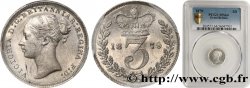 GRAN BRETAÑA - VICTORIA 3 Pence “Bun Head” 1879 