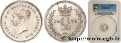 GRANDE BRETAGNE - VICTORIA 2 Pence tête jeune 1879 Londres