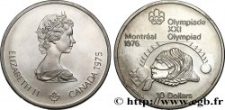 KANADA 10 Dollars JO Montréal 1976 lancer de poids femmes 1975