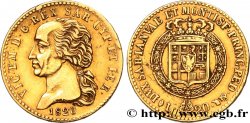 ITALIE - ROYAUME DE SARDAIGNE - VICTOR-EMMANUEL Ier 20 Lire 1820 Turin XF