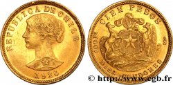 CHILI 100 Pesos or ou 10 Condores en or, 1er type 1926 Santiago