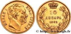 SERBIE 10 Dinara Milan IV Obrenovic 1882 Vienne