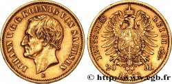ALLEMAGNE - SAXE 20 Mark Jean 1873 Dresde