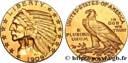 UNITED STATES OF AMERICA 5 Dollars Indian Head 1909 Philadelphie