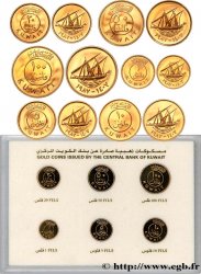 KUWAIT Proof set de 6 monnaies en or 1987  MS
