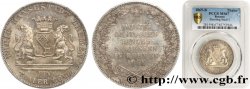 GERMANY - FREE HANSEATIC CITY OF BREMEN Thaler 2nd festival allemand de tir 1865 Brême MS67 PCGS