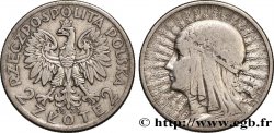 POLAND 2 Zlote reine Jadwiga 1933 Varsovie