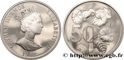 ISOLE CAYMAN 50 Cents Proof Elisabeth II 1988