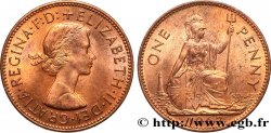 ROYAUME-UNI 1 Penny Elisabeth II 1967