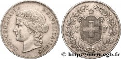 SWITZERLAND 5 Francs Helvetia 1909 Berne