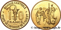 ÉTATS DE L AFRIQUE DE L OUEST (BCEAO) Essai de 10 Francs 1981 Paris