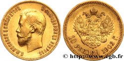 RUSSLAND 10 Roubles Nicolas II 1902 Saint-Petersbourg