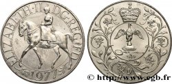 ROYAUME-UNI 25 New Pence jubilé d’argent d’Elisabeth II 1977