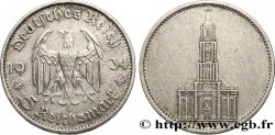 ALLEMAGNE 5 Reichsmark église de la garnison de Potsdam 1934 Munich