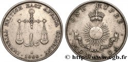 MOMBASA 1 Rupee 1888 Heaton