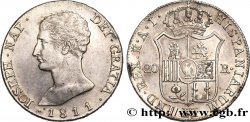 SPAIN - KINGDOM OF SPAIN - JOSEPH NAPOLÉON 20 Reales ou 5 Pesetas 1811 Madrid