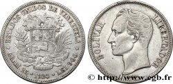 VENEZUELA 5 Bolivares Simon Bolivar 1924 Philadelphie