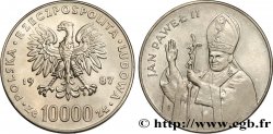 POLEN 10000 Zlotych visite de Jean-Paul II 1987 Varsovie